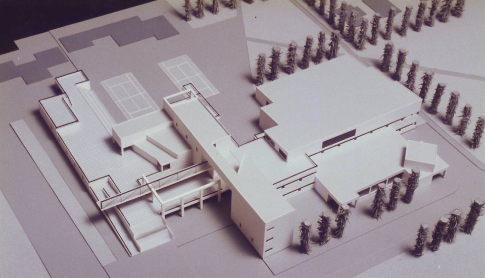 Võru library and cultural centre, design 1991
