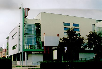 Hansapank and town library building, Viljandi, completed 2003