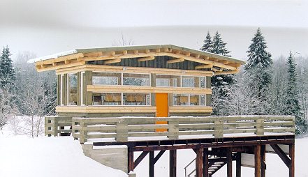 Haanja ski judges’ house, completed 2001