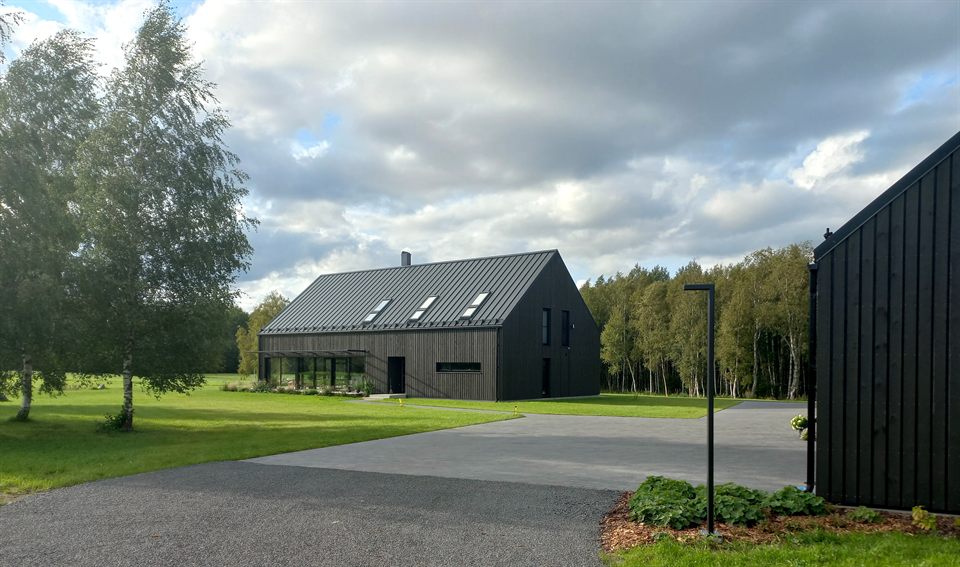 Family house in Tõhelgi village, Raasiku Parish, completed 2023 · co-authors Mait Lauri, Alesja Kovalenko-Lauri, Reilika Purk, Heiki Valk, Aarne Nirk