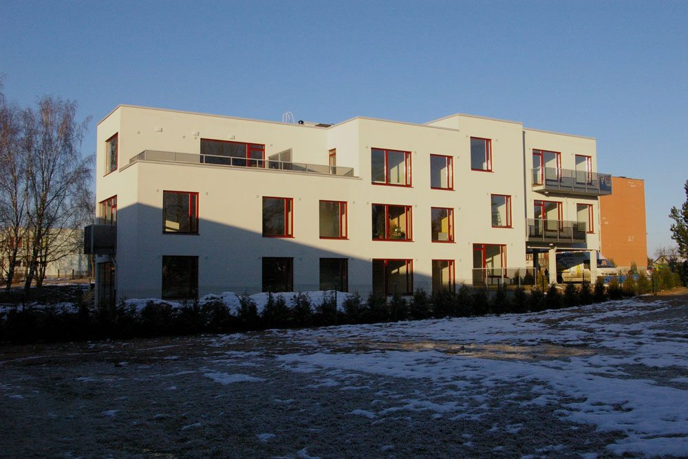 Three-storey building with 16 apartments, Võru, Vilja 12, completed 2008
