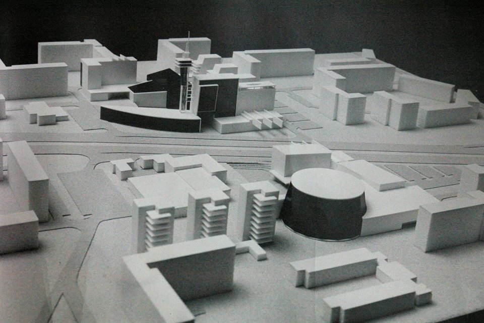 Lasnamäe centre concept design, 1990